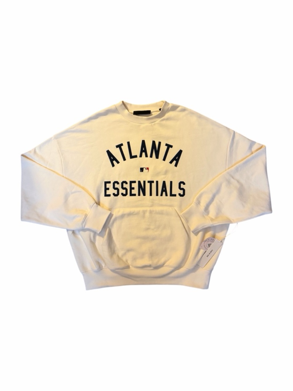 Atlanta Braves Fear Of God Essentials Sport Fit Crewneck Size L